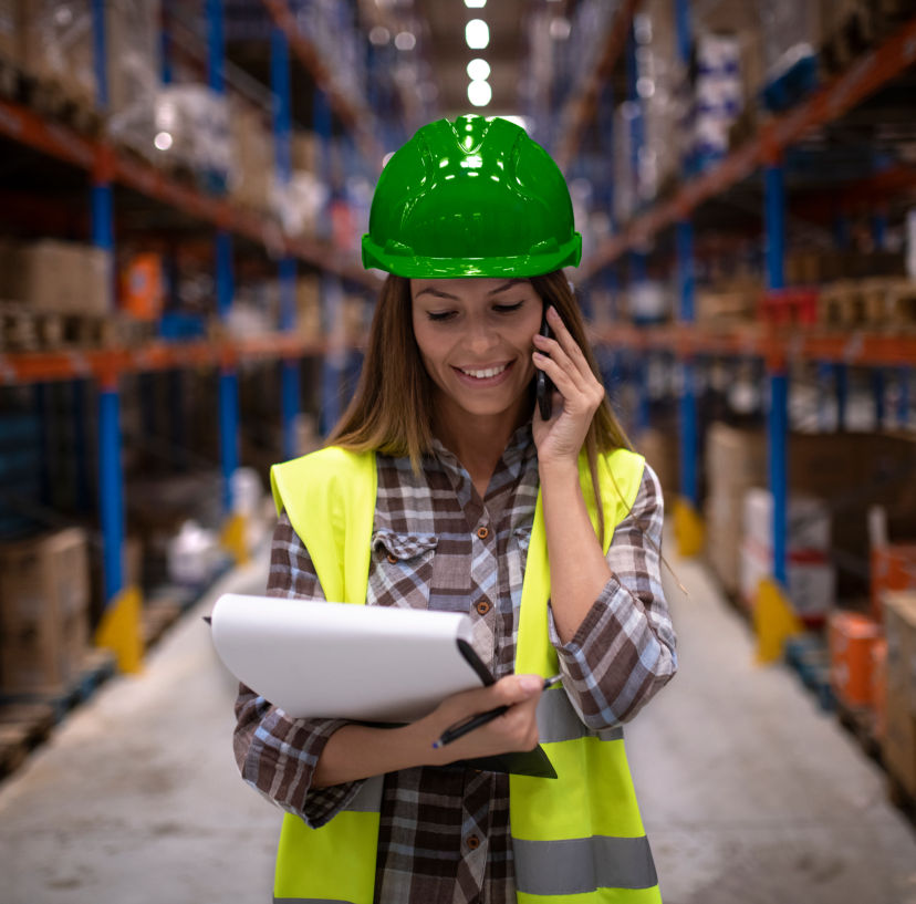 retrato-de-hermosa-mujer-trabajadora-del-almacen-que-tiene-una-conversacion-por-telefono-celular-en-un-gran-centro-de-distribucion-de-almacenamiento